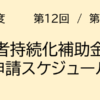 2023年度小規模事業者持続化補助金申請スケジュール